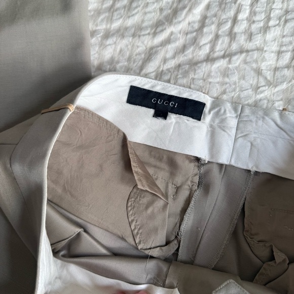 Gucci Elegant Beige Dress Pants/ Wide leg Pants - Picture 7 of 14
